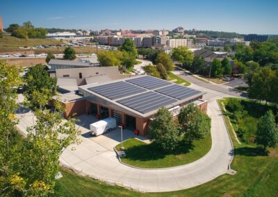 101.4 kW Commercial Solar Installation – Lawrence Firehouse #5