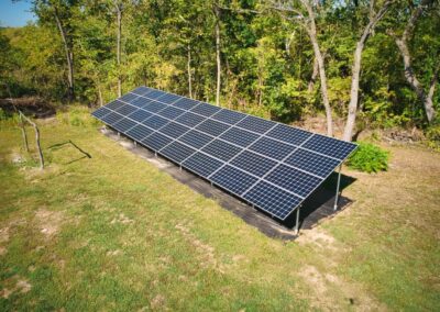 14.76 kW Residential Ground Mount Solar Installation in Desoto, Kansas